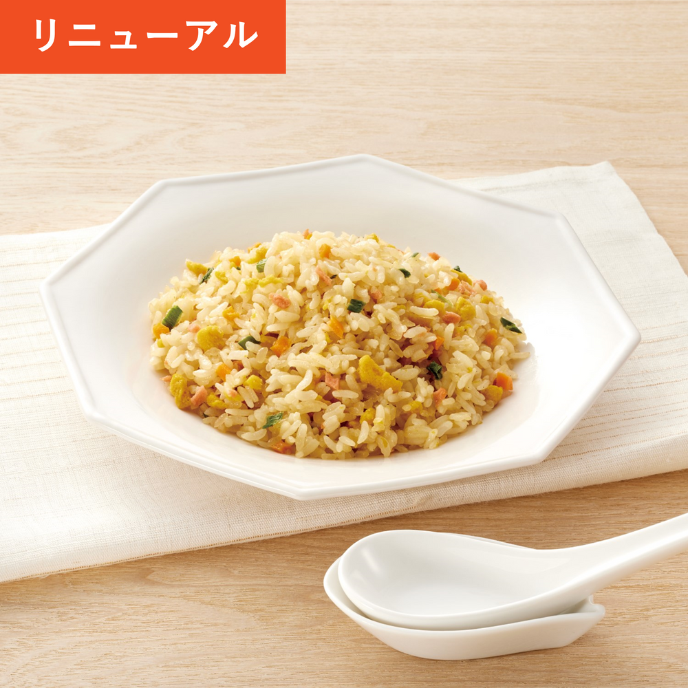 こんにゃく米とお米で作った炒飯