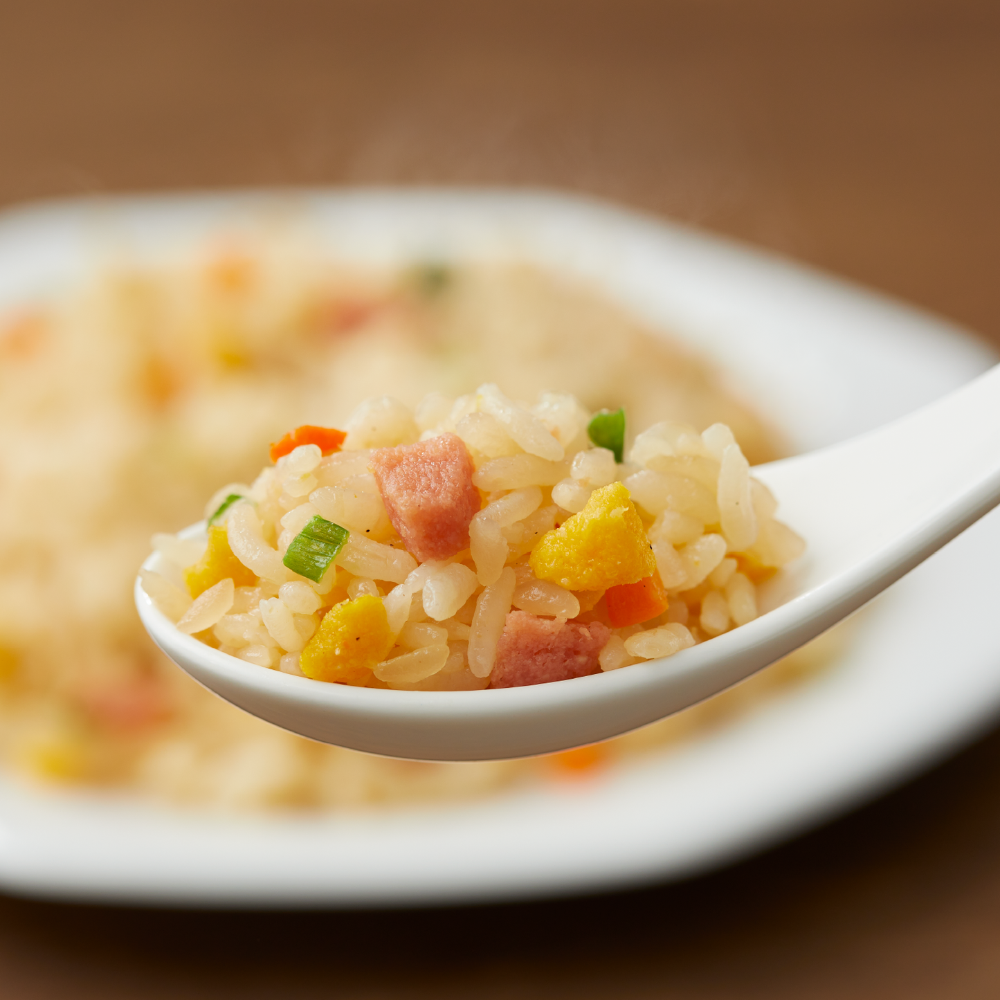 こんにゃく米とお米で作った炒飯